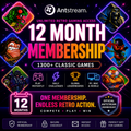 DIGITAL ONLY: Antstream Arcade – 12 Month Membership