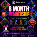 DIGITAL ONLY: Antstream Arcade – 6 Month Membership